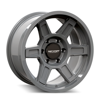 TUFFSTUFF TUFFSTUFF ASCENT TS01 GLOSS GREY 17X8.5 6-139.7 0MM 106MM