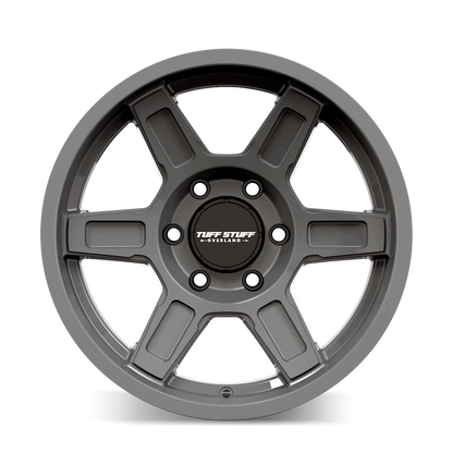 TUFFSTUFF TUFFSTUFF ASCENT TS01 GLOSS GREY 17X8.5 6-139.7 0MM 106MM