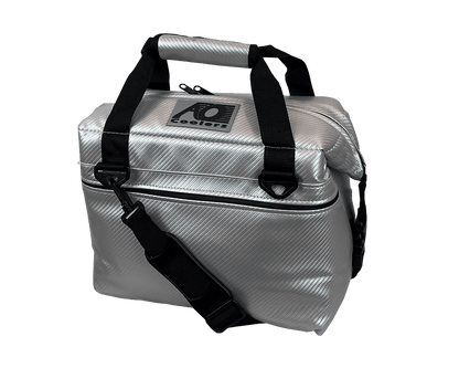 USA MADE Silver Carbon Cooler