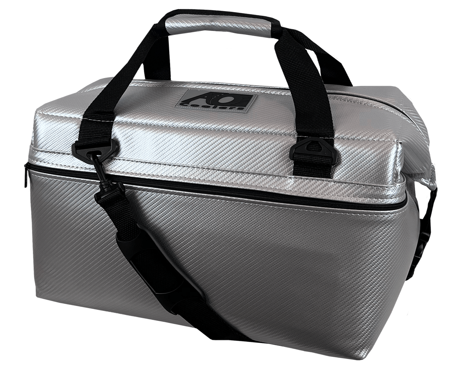 USA MADE Silver Carbon Cooler