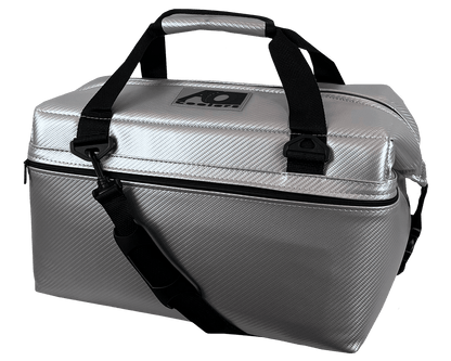 USA MADE Silver Carbon Cooler