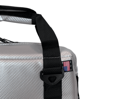 USA MADE Silver Carbon Cooler