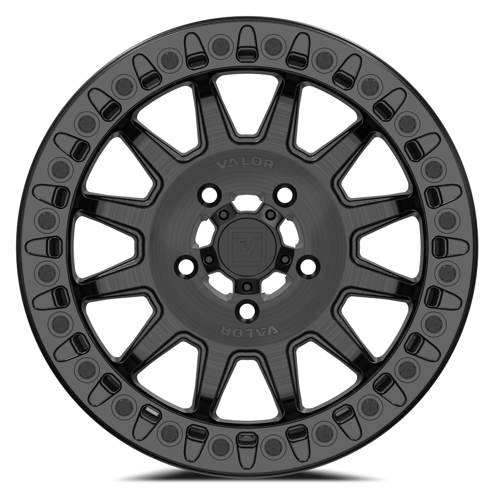 V09 Beadlock Wheel (Brushed Charcoal)