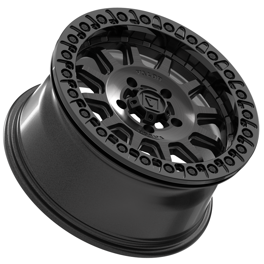 V09 Beadlock Wheel (Brushed Charcoal)
