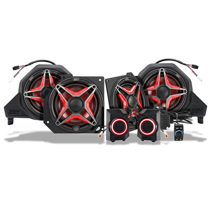 2024-2026 Polaris Xpedition 6-Speaker V-Spec Plug-&-Play Factory-Audio Upgrade Kit