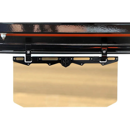 12" Tinted Aluminum Visor (2" Clamps)