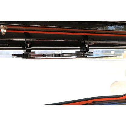 12" Tinted Aluminum Visor (2" Clamps)