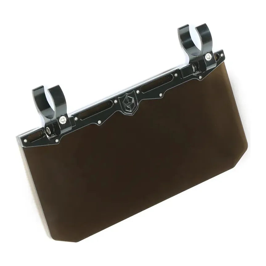 12" Tinted Aluminum Visor (2" Clamps)