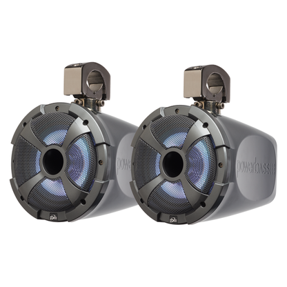 8" Long Range Speaker Pod with RGB Illumination (Pair)