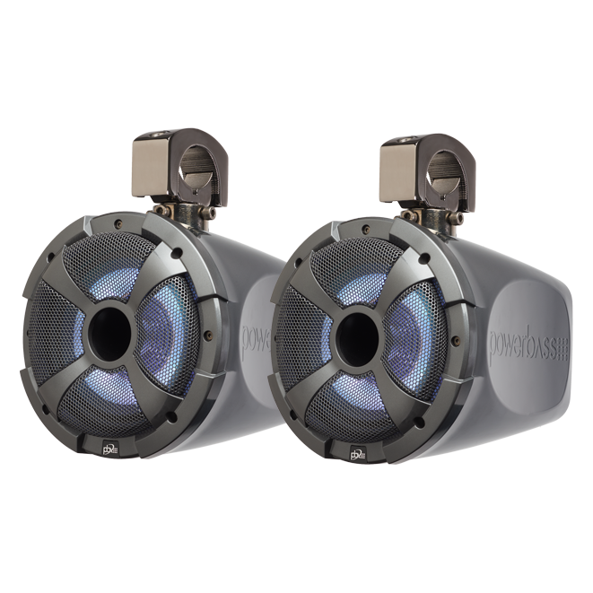 8" Long Range Speaker Pod with RGB Illumination (Pair)