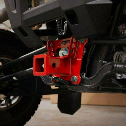 Polaris RZR Turbo S Radius Rod Plate with Hitch Receiver