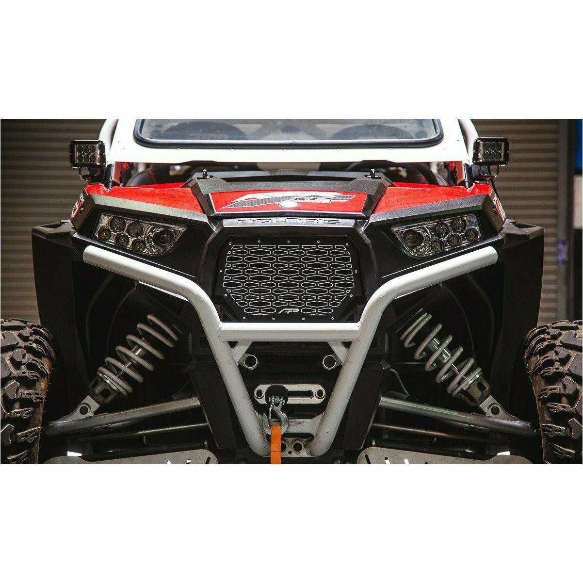 Polaris RZR XP 1000 (2014-2018) Premium Front Grille/ SILVER (GARAGE SALE)