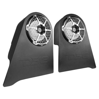 DS18 2007-18 Jeep JK/JKU Subwoofer Enclosure Fits 2x 12in Subwoofers Wheel Well Sealed Left & Right