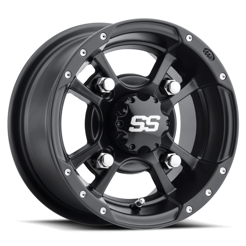 ITP SS 112 9x8 / 4x110 BP / 3+5 Offset Black Wheel
