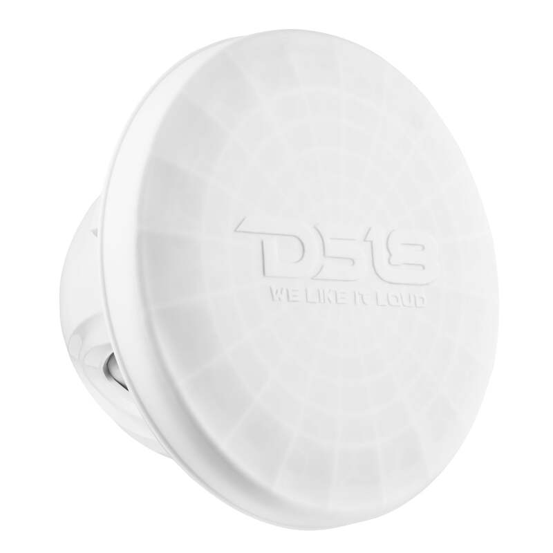 DS18 Marine Subwoofer w/ RGB Lights 12in 350 Watts RMS 4 ohm SVC White