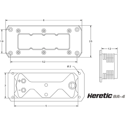 BA-4 Flush Mount LED Light Pod
