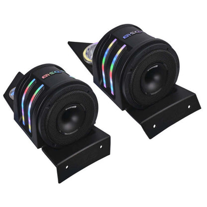 DS18 2015+ Polaris Slingshot Headrest Enclosure Fits 4 x 6.5in Speakers (Not Included)