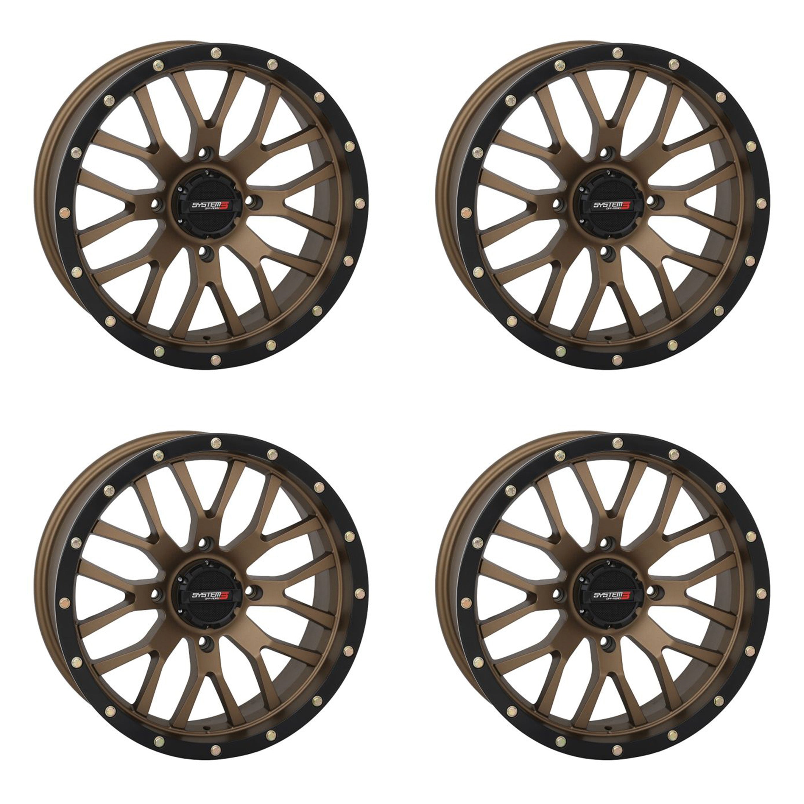 System 3 ST-3 18x7 - Bronze (4/156) 4+3 SET OF 4 (GARAGE SALE)