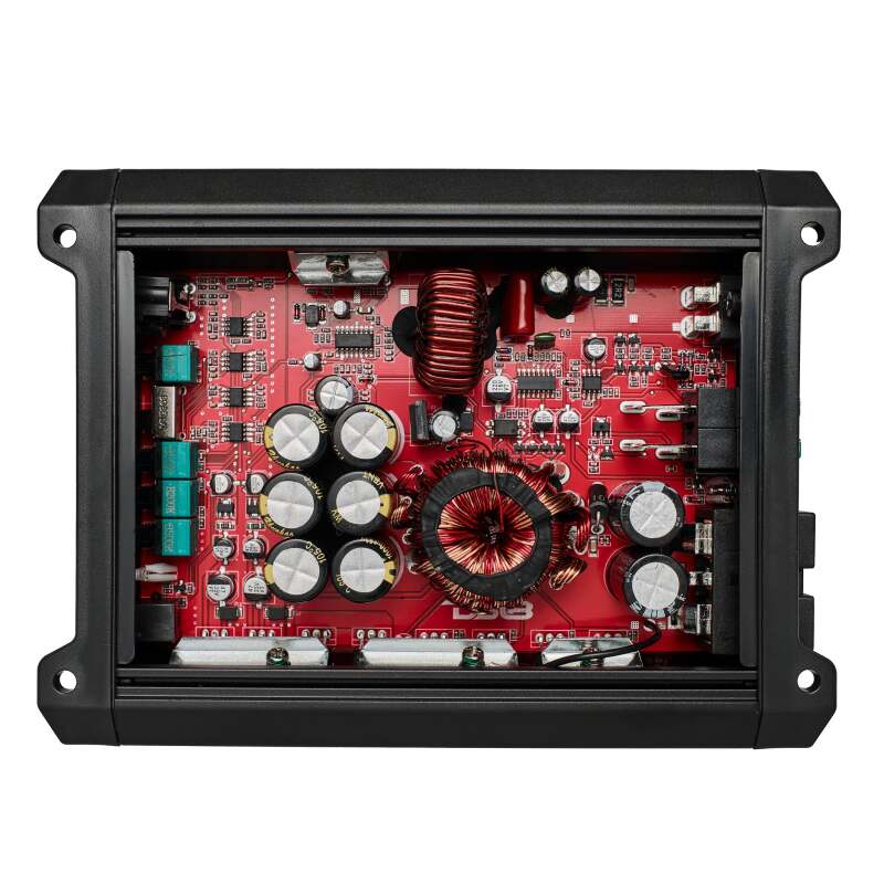 DS18 1-Channel SXE Amplifier Class D 500/1ohm 350/2ohm 200/4ohm Watts RMS- Black