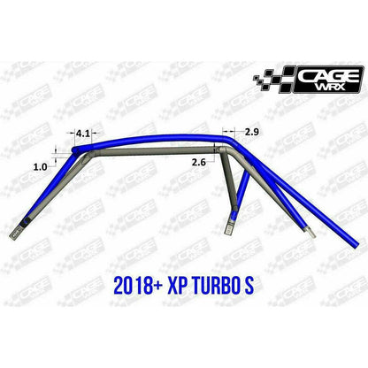 Polaris RZR (2019-2023) Raw Assembled Baja Spec Cage with Roof
