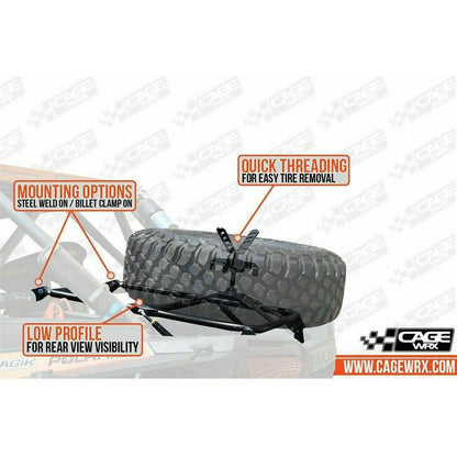 Polaris RZR Spare Tire Carrier (Standard)
