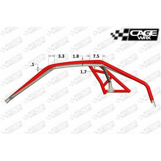 Polaris RZR Turbo R Raw Unassembled Super Shorty Cage Kit