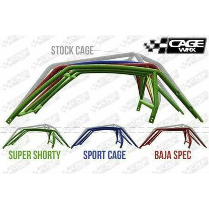 Polaris RZR (2014-2018) Raw Assembled Baja Spec Cage with Roof