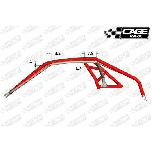 Polaris RZR Pro XP Raw Unassembled Super Shorty Cage Kit