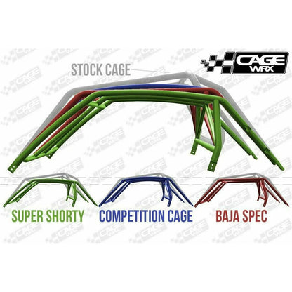 Polaris RZR (2019-2023) Raw Unassembled Super Shorty Cage Kit