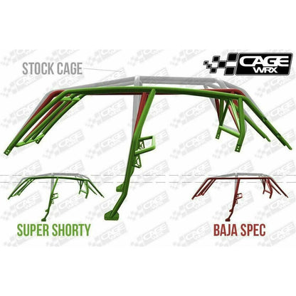 Polaris RZR 4 (2019-2023) Raw Assembled Super Shorty Cage with Roof
