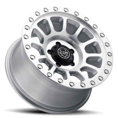 ICON Hulse 18x9 5x150 25mm Offset 6in BS Silver Machined