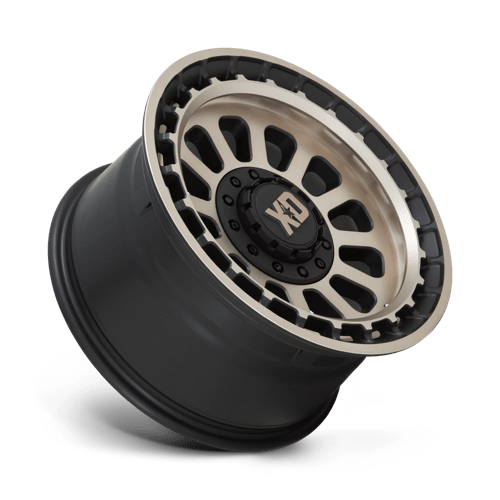 KMC XD856 Omega Matte Black With Bronze Tint Wheel