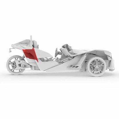 DS18 2015+ Polaris Slingshot Loaded Rear Subwoofer & Enclosure w/ NXL-10SUB/BK Included