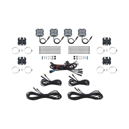 Stage Series Universal Rock Light SXS Installer Kit (4-Pack)