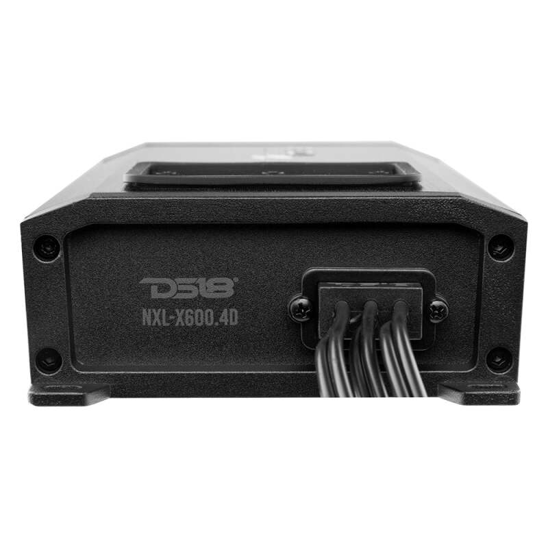 DS18 4-Channel Class-D Amp |Full-Range 4 x 150 Watts RMS at4 ohmIP67 Waterproof Rating