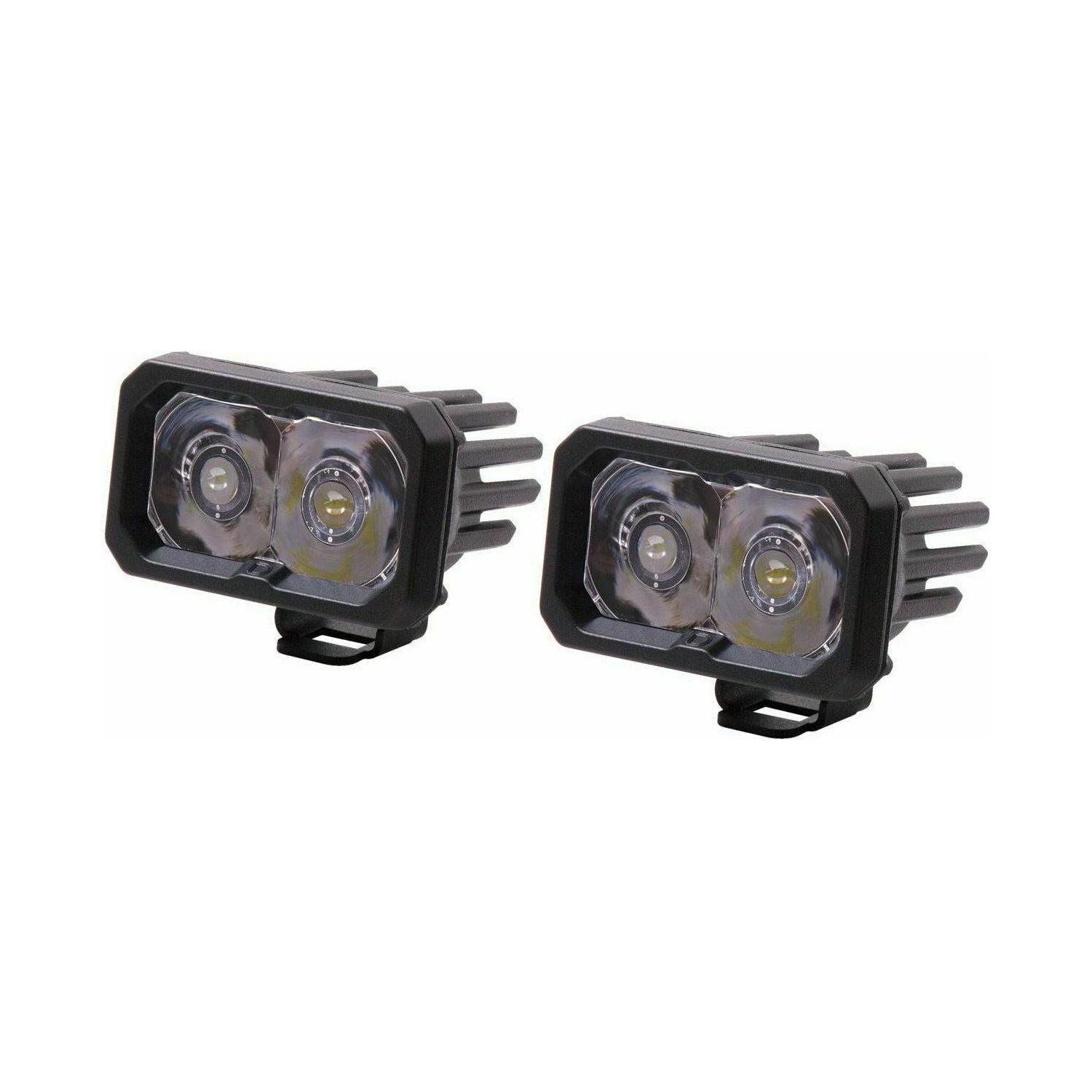 Stage Series 2" White Sport Standard LED Pods (Pair)