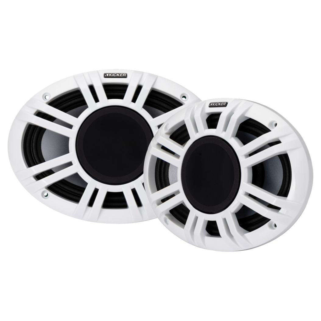 KMXL 6x9" LED HLCD Coaxial Speakers (4 Ohm)