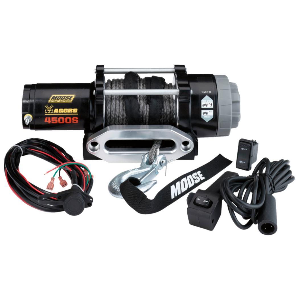 4500 LB Aggro Winch (Synthetic Rope)