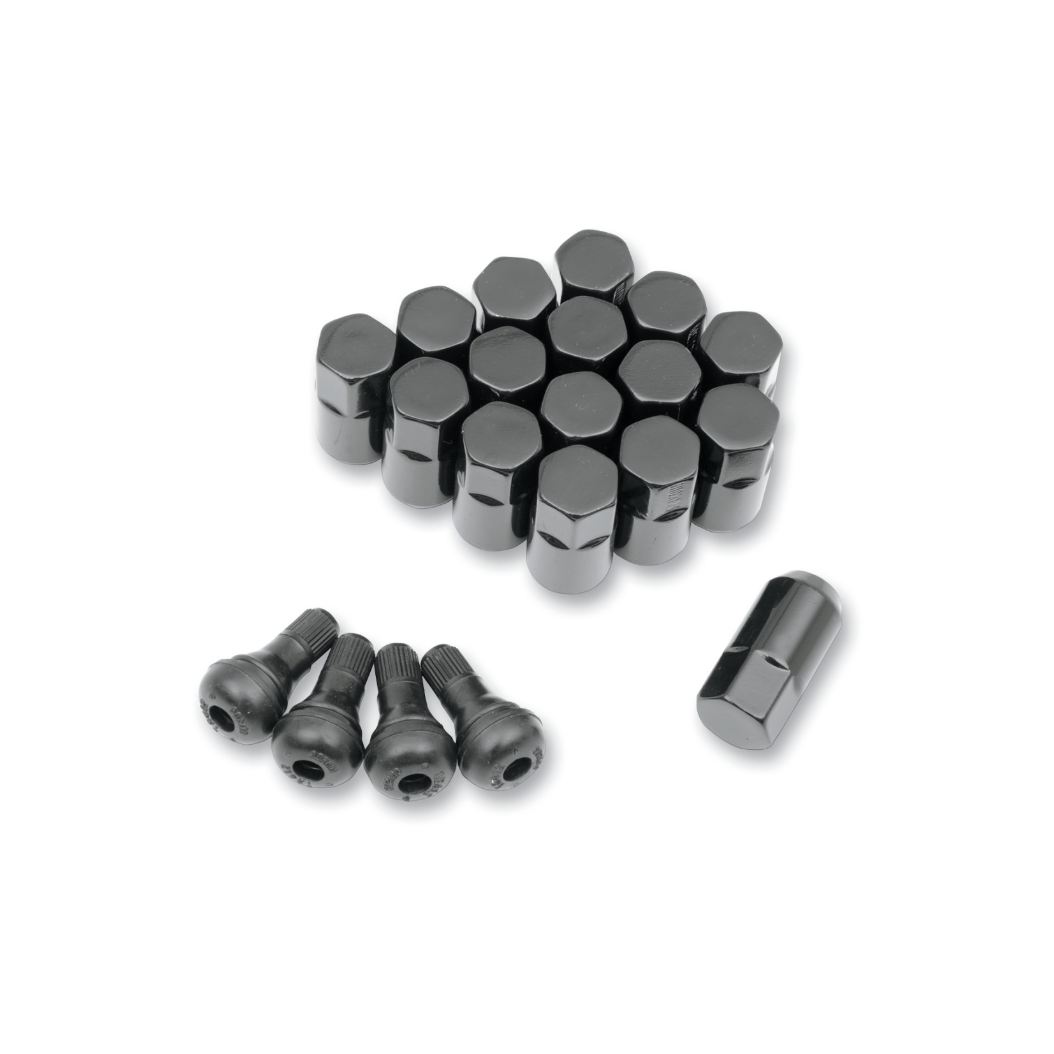 Black 10mm Lug Nuts (16 pack)