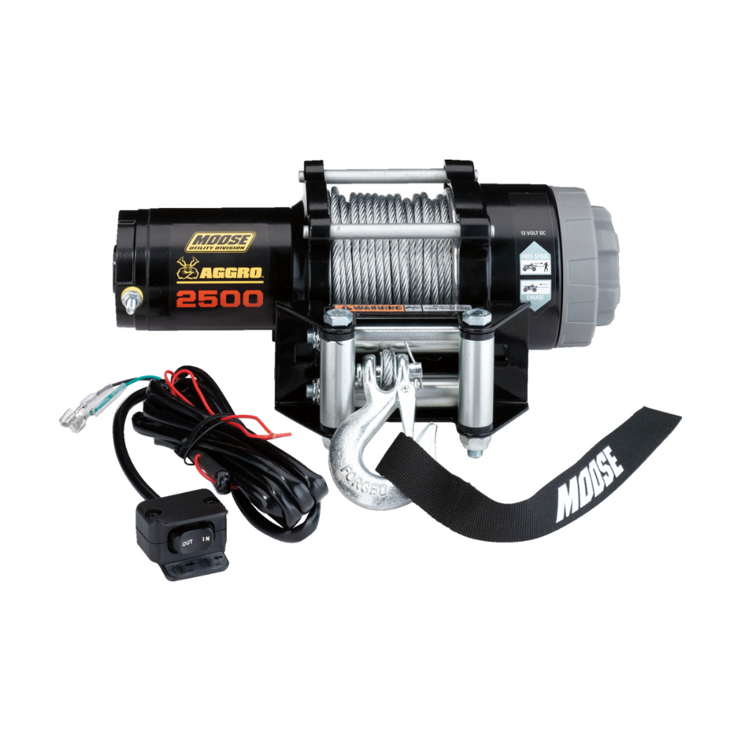 2500 LB Aggro Winch (Wire Rope)