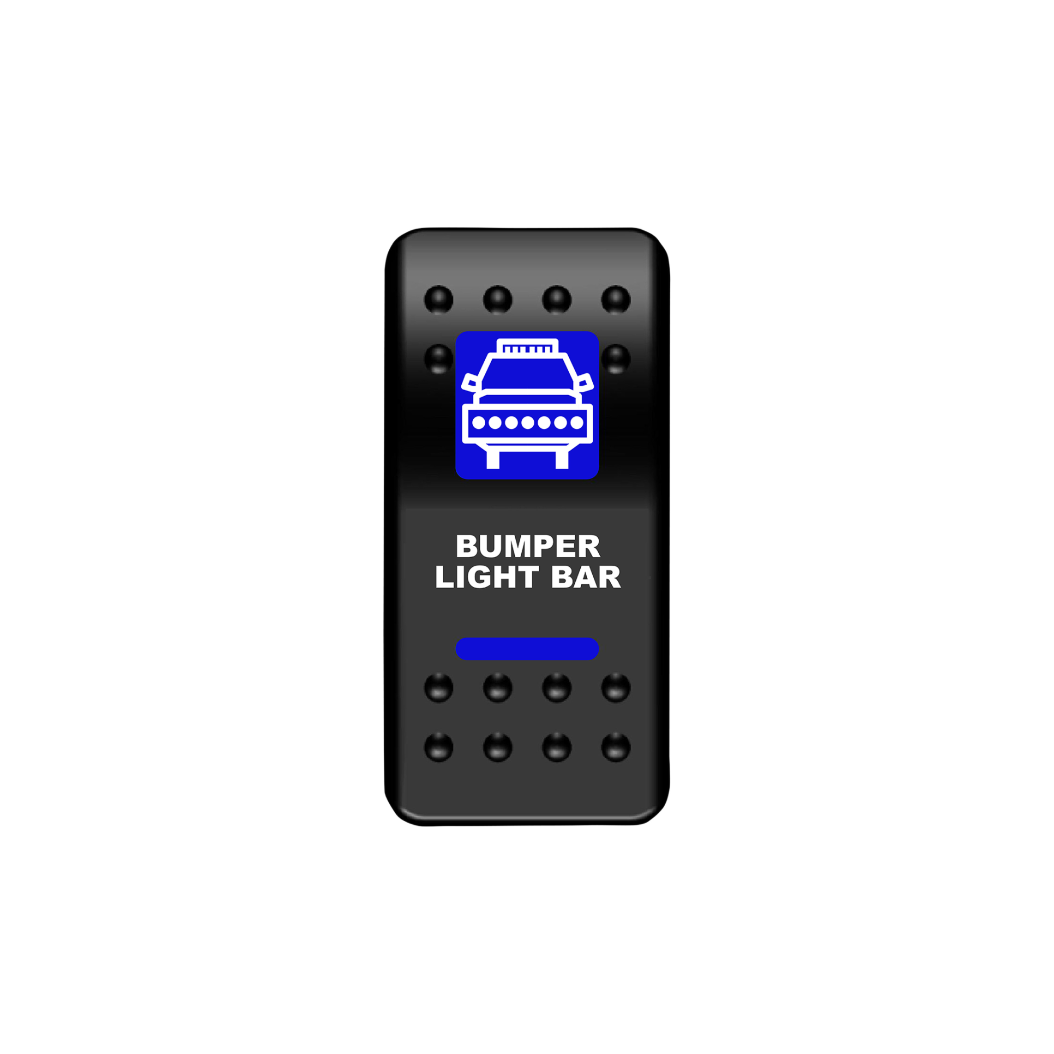 Bumper Light Bar Rocker Switch (Blue)