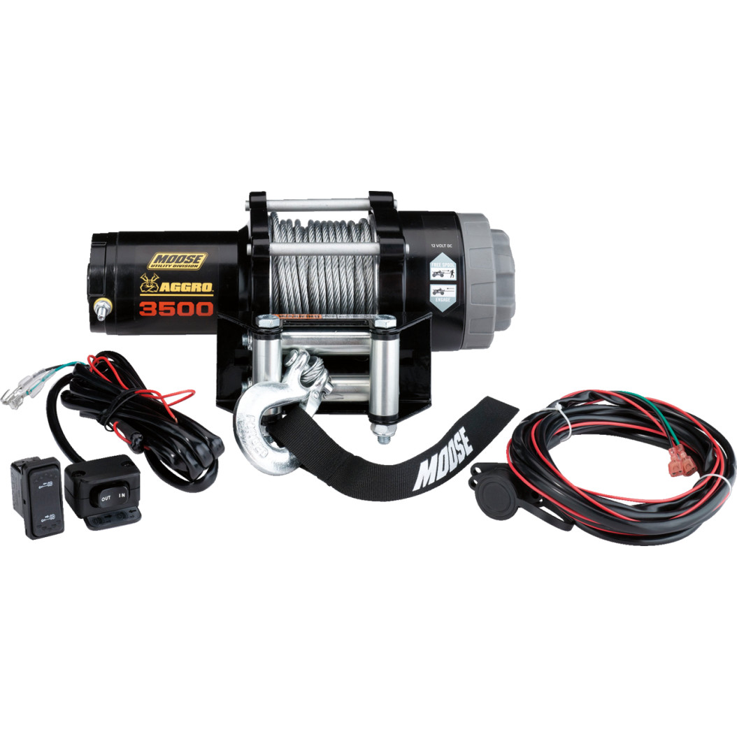 3500 LB Aggro Winch (Wire Rope)