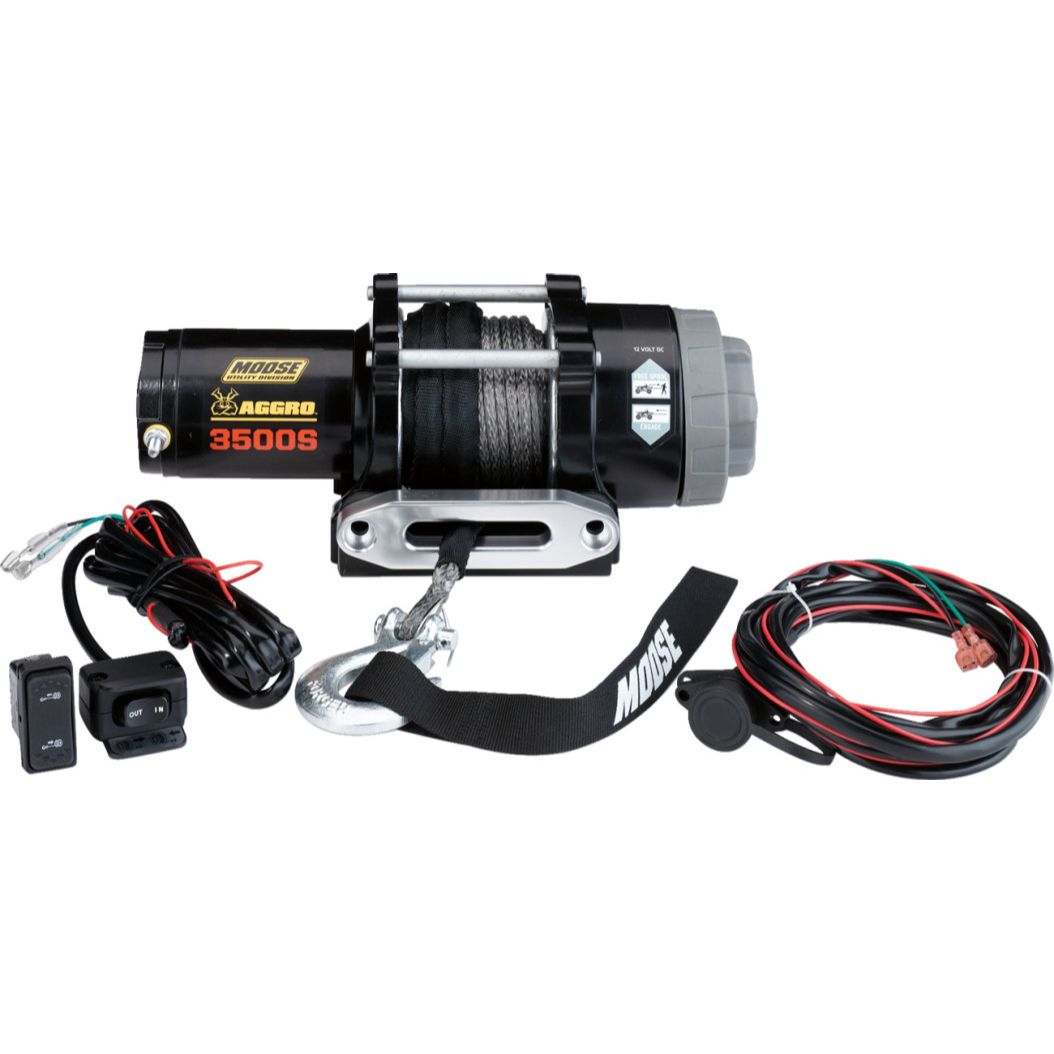 3500 LB Aggro Winch (Synthetic Rope)