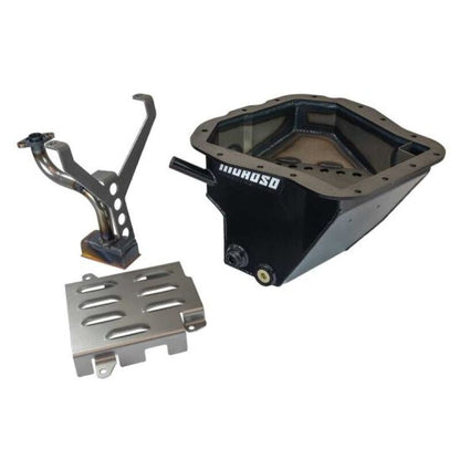Moroso Subaru EJ20/EJ22/EJ25 Wet Sump 6qt 6-7/8in Deep Steel Oil Pan w/Pickup & Windage Tray