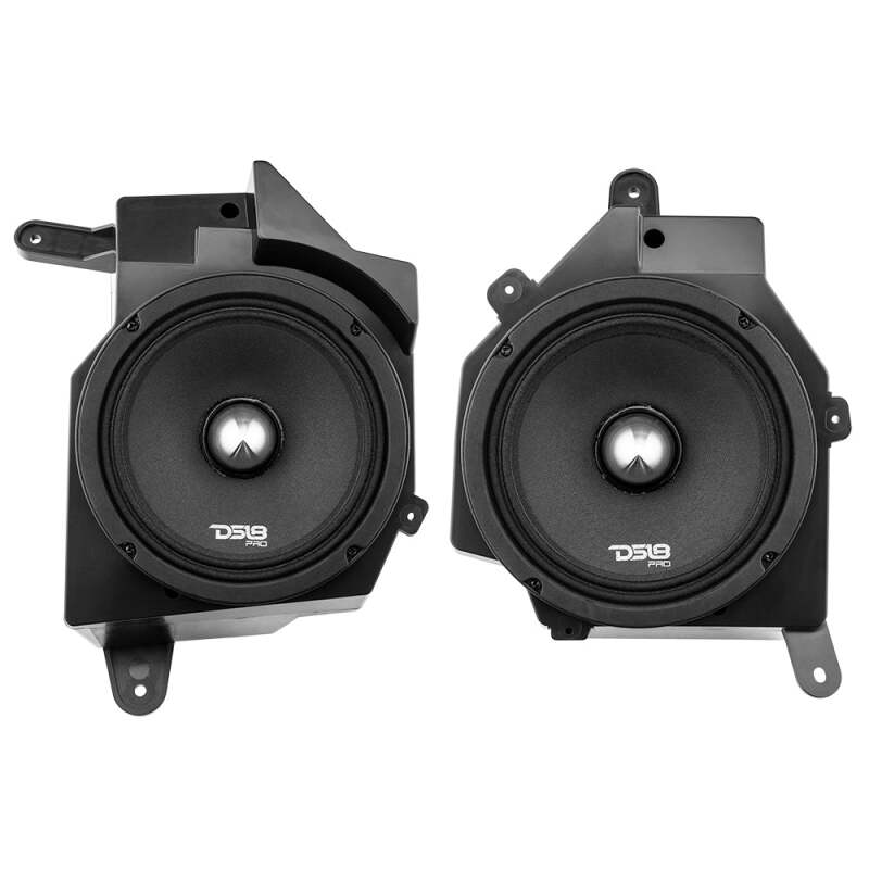 DS18 Jeep JL/JLU/JT Dash Enclosure w/ 2x 6.5in Speakers Left + Right 2x PRO-FR6NEO Incl 225 Watts