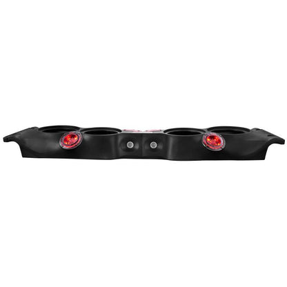 DS18 2007-18 Jeep JK/JKU Soundbar System Fits 4 x 8in Speakers (Not Included)- Black