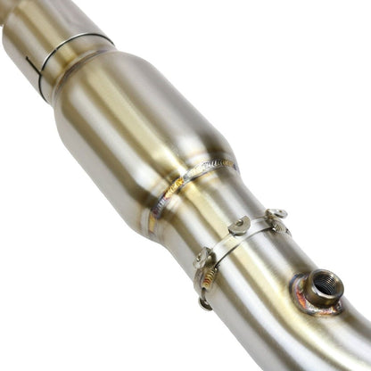 Can Am X3 3" Bazooka Race Pipe with Bullet Muffler Exhaust