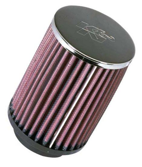 K&N Filter Universal Rubber Filter 2 3/4 inch 10 Degree Flange 4 inch OD 5 inch Height