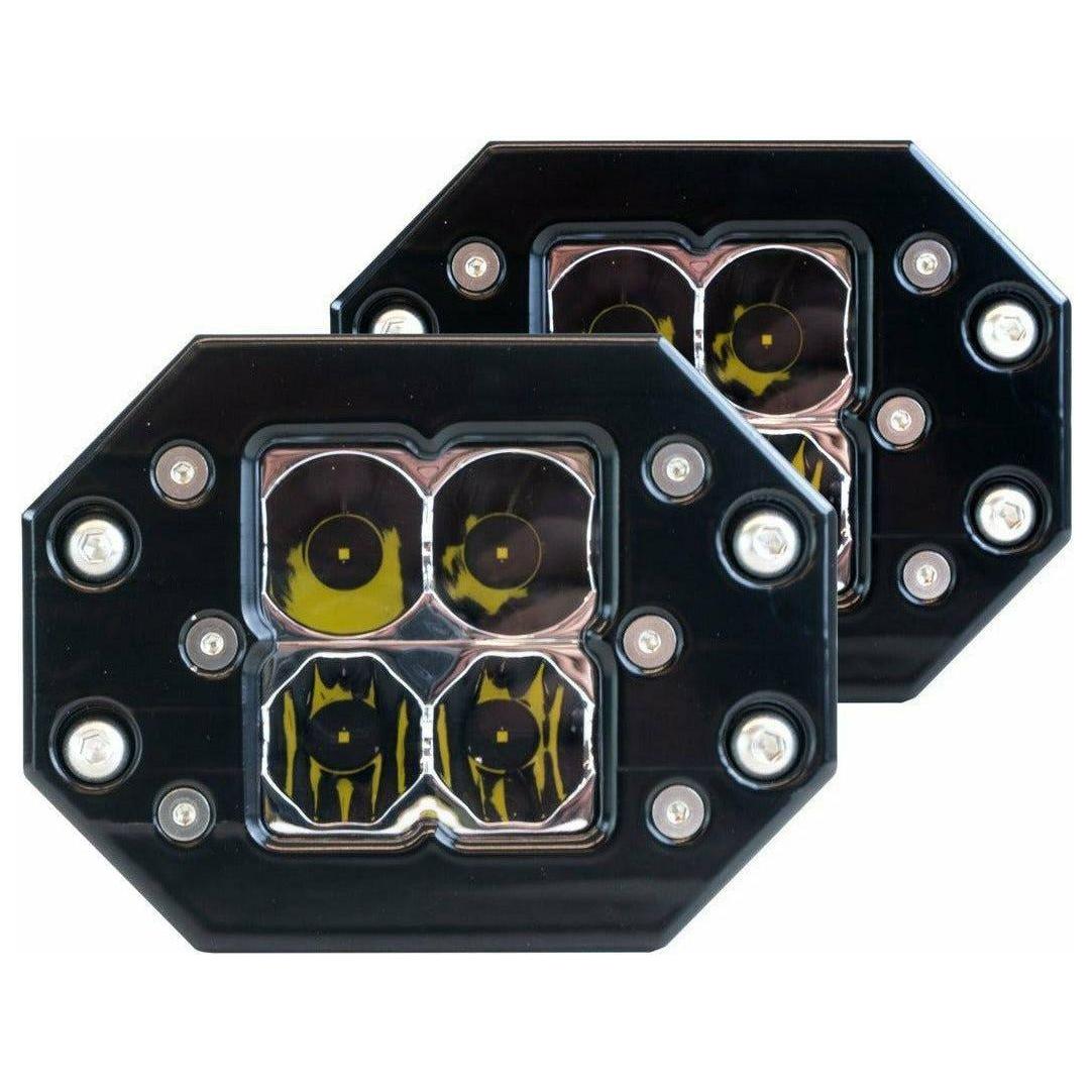 Quattro Flush Mount LED Light Pods (Pair)