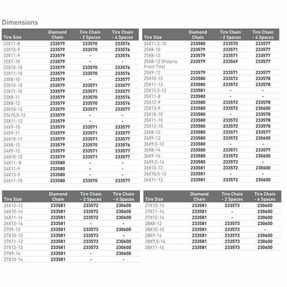 2 Space Tire Chain 51x14